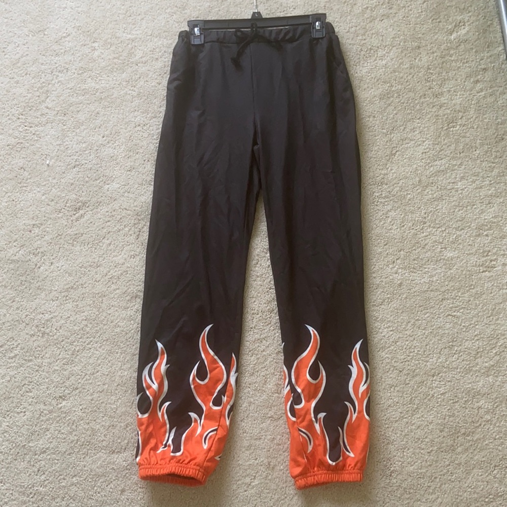 Flame sweatpants!!!